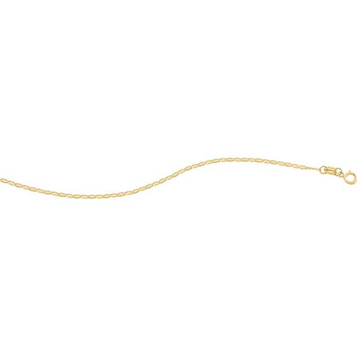 CADENA VALENTINA 030 AMA ESPEJO 50CM 10K