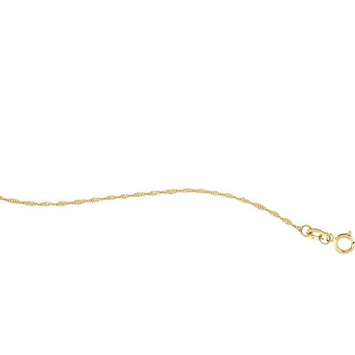 Cadena Singapur 55 Cm 10 K 
