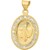 Medalla Espiritu Santo Circonias Oro 14 K