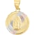 Medalla Circular Virgen De Guadalupe Med Oro 10 K