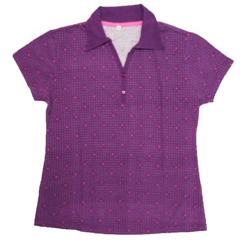 Playera Tipo Polo para mujer. Diseño casual