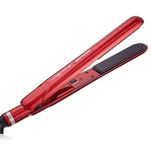Plancha Profesional Cabello Babyliss Cerámica Roja Alámbrica