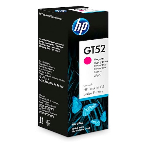 TINTA HP GT52 MAGENTA GT 5810 5820 310 410 615 M0H55AL.