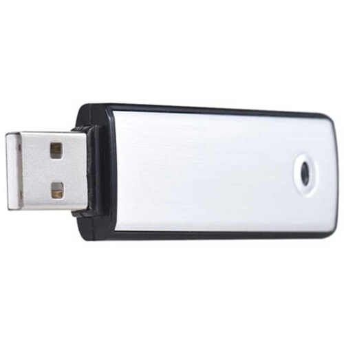 Fralugio Grabadora de Voz Espia 8GB Simulación Memoria USB 20 Horas Audio