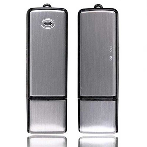 Fralugio Grabadora de Voz Espia 8GB Simulación Memoria USB 20 Horas Audio