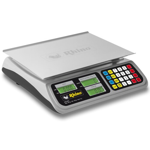 Báscula Comercial Digital 40kg/2g RHINO USB