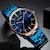Reloj de Hombre Metálico Curren 8321 Azul Clásico y Elegante