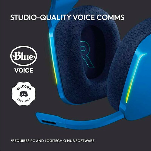 DIADEMA LOGITECH G733 LIGHTSPEED WIRELESS RGB AZUL PC/MAC/PS4 981-000942.
