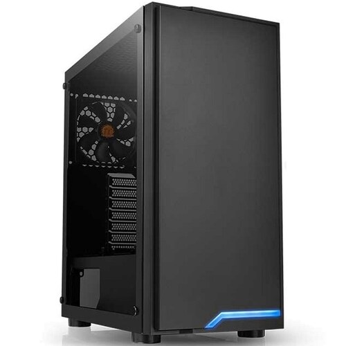 Gabinete Thermaltake H100 TG Vidrio Templado Ventilador CA-1L4-00M1WN-00