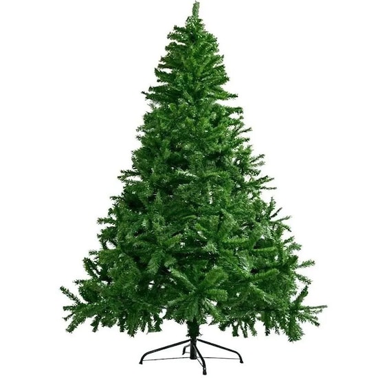 Arbol De Navidad Pino Artificial 1.90 m Follaje Verde Frondoso Pachon  Apariencia Natural