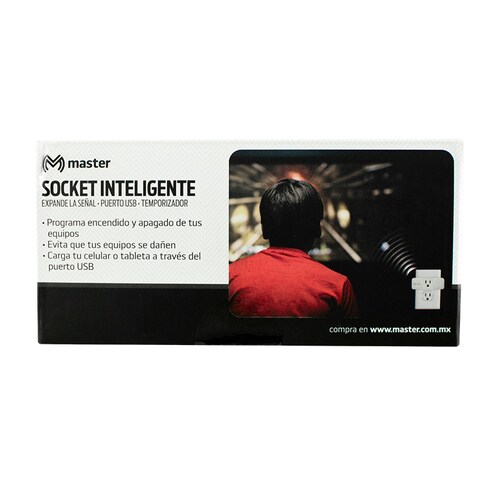 Contacto 2 en 1 - Contacto Eléctrico Inteligente Wifi con Función de Repetidor de Señal Wifi - Master - IOT-WIFIREPEATE