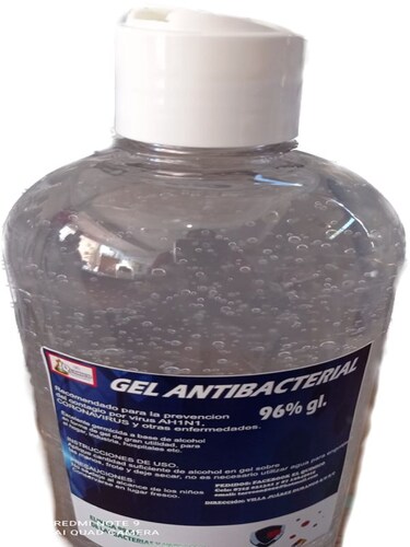 GEL ANTIBACTERIAL 96% 1 KG CON TAPA DISPENSADORA