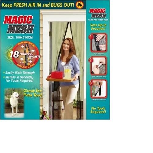 Cortina Magnetica Magica Anti Moscos Para Puertas Magic Mesh Magnetico
