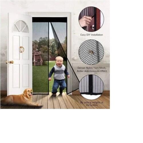 Cortina Magnetica Magica Anti Moscos Para Puertas Magic Mesh Magnetico