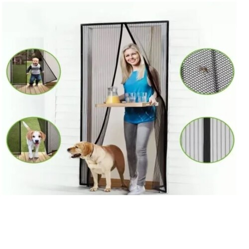 Cortina Magnetica Magica Anti Moscos Para Puertas Magic Mesh Magnetico