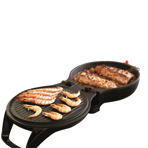 Parrilla Plancha Sarten Meat Roaster 3 En 1 Electrica.