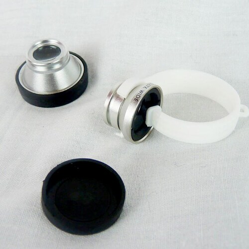Kit 2 En 1 Lente Universal Fish Eye Macro Panoramico Clip