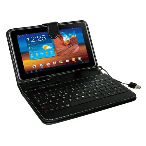 Funda base para tablet con Teclado 9 pulgadas Micro USB