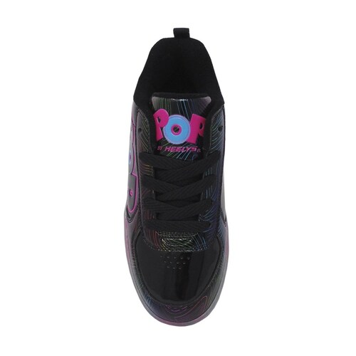 Tenis Patín Pop By Heelys Para Niña Negro Con Estampado
