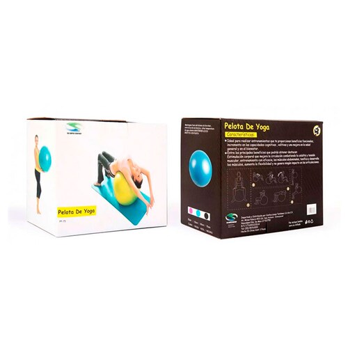 Pelota Fitness para Yoga, Pilates 75 Cm + Inflador Super Confort