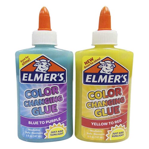 Kit Juego De Hacer Slime Cambia De Color 4 Pzas Niños Elmers