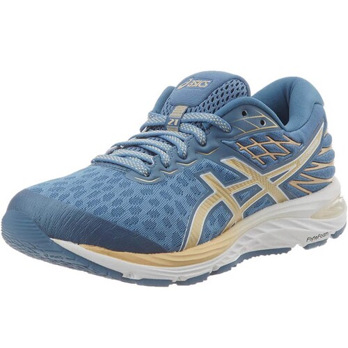 Tenis Asics CUMULUS 21 Mujer Grey Floss/Champagne 1012A676.400.