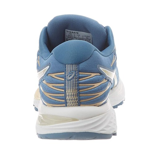 Tenis Asics CUMULUS 21 Mujer Grey Floss/Champagne 1012A676.400.