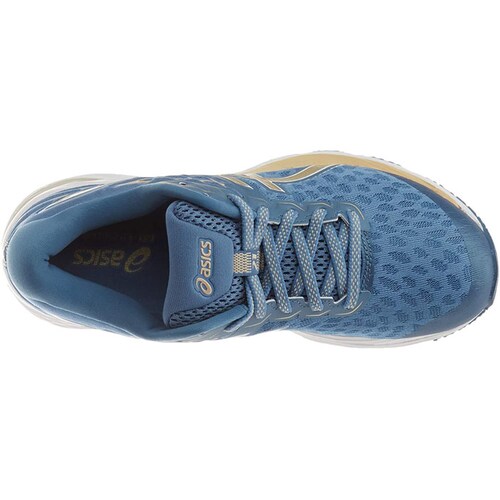 Tenis Asics CUMULUS 21 Mujer Grey Floss/Champagne 1012A676.400.
