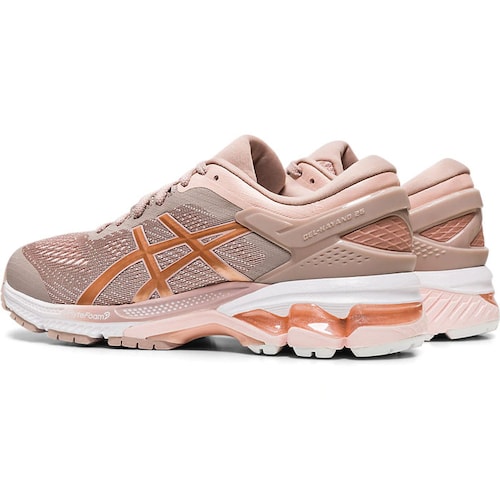 Tenis Asics GEL KAYANO 26 Mujer Fawn/Rose Gold 1012A457.701.