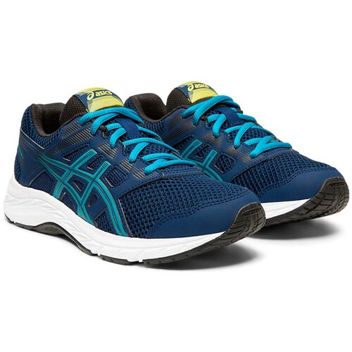 Tenis Asics Niños Contend 5 Gs Blue Expanse/Island 1014A049.404