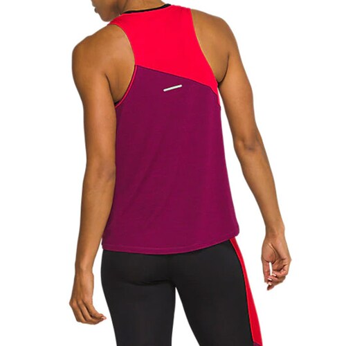 Camiseta Asics Mujer Clsc Red/Dried Berry W Tokyo Tank 2012A790.600