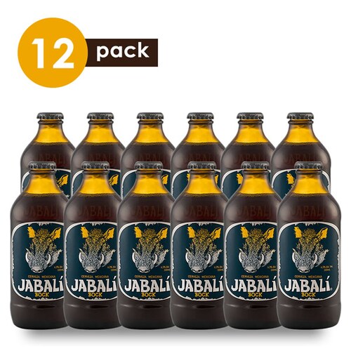 Cerveza Jabalí Bock Beerpack 12