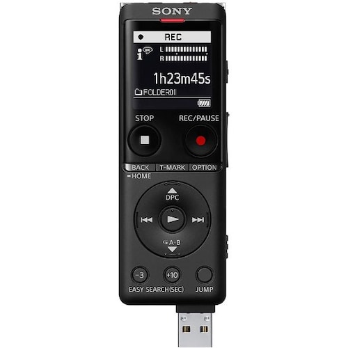 Grabadora digital de voz SONY ICD-UX570 Negro MP3 LPCM Microfono estéreo