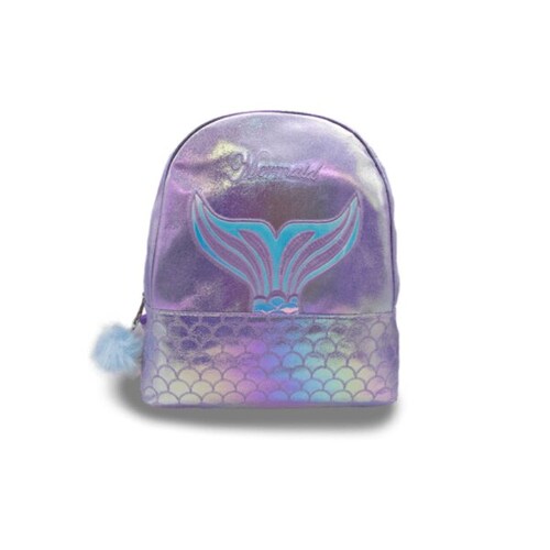 Mochila de Color Morado Tornasol De Sirena