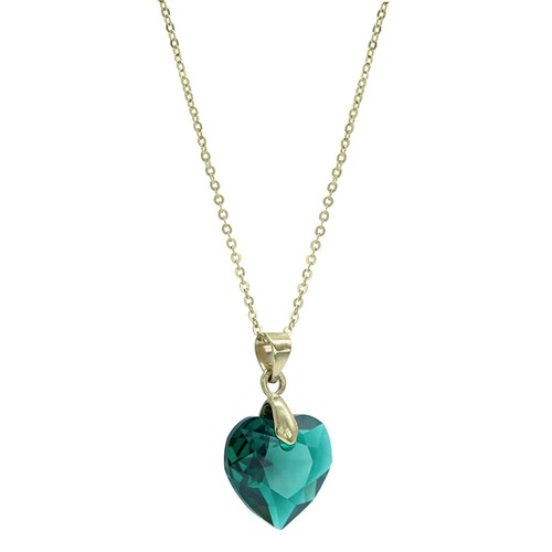 Collar y Pendientes Heart con Crystal Austriaco y Plata Mexicana 0,925
