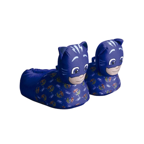 Pantufla Para Niño Pjmask De Gatuno Catboy En 3d Color Azul