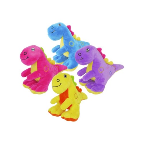 Sonaja de Peluche en Forma de Dinosaurio de Color 4 Piezas