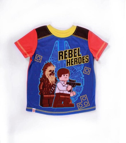 Pijama Para Niño Lego Star Wars Rebel Heroes Con Short