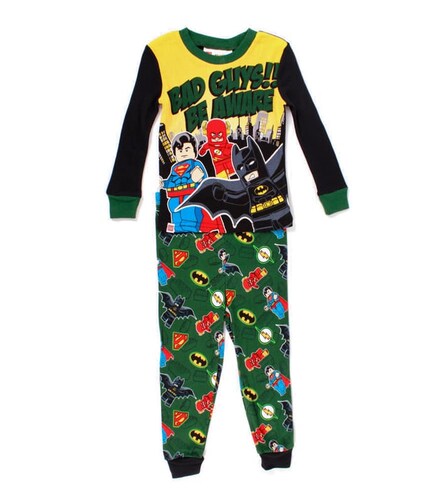 Pijama Lego Para Niño Batman Heroes Bad Guys Verde