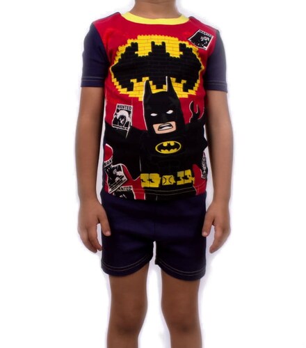 Pijama Lego Para Niño De Batman Forever The Wanted Rojo