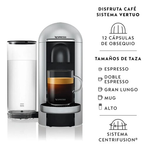 Cafetera Nespresso Vertuo Plus Cafe Expresso Incluye 42 Capsulas