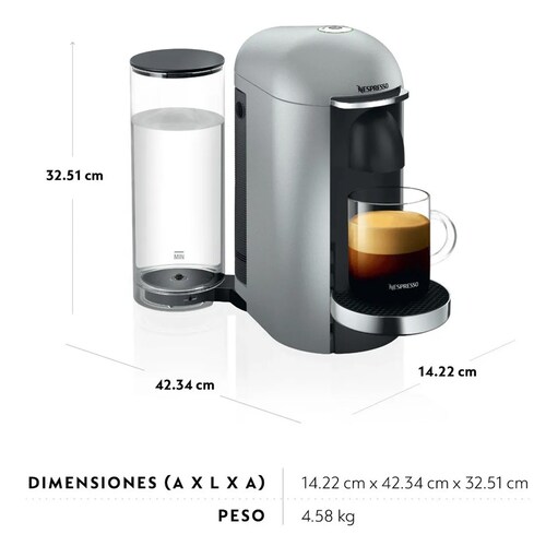 Cafetera Nespresso Vertuo Plus Cafe Expresso Incluye 42 Capsulas