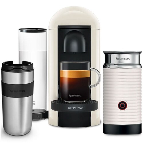 Cafetera Nespreso Vertuoplus combo