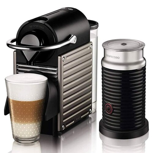 Cafetera Nespresso Pixie Cafe Capuchino Incluye 44 Capsulas