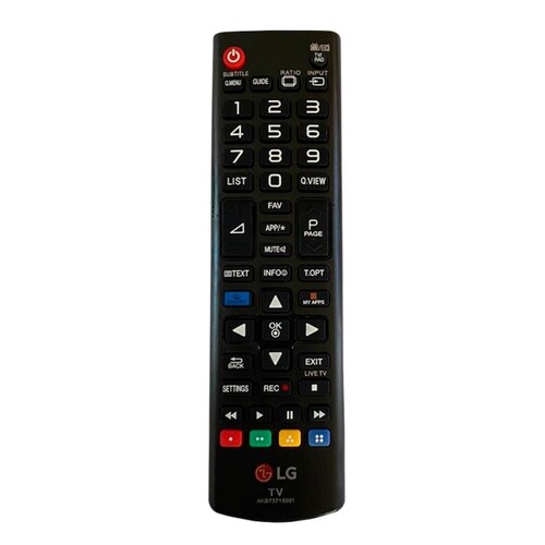 Control Remoto Para tv lg Smart 4k Modo futbol Funda Negra UNIVERSAL