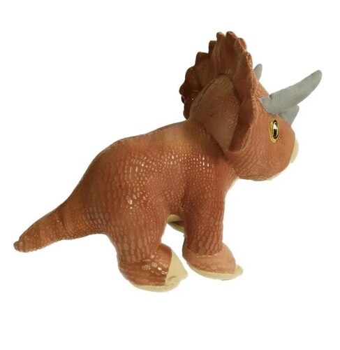 Peluche Dinosaurio Triceratops Textura De Apariencia Real