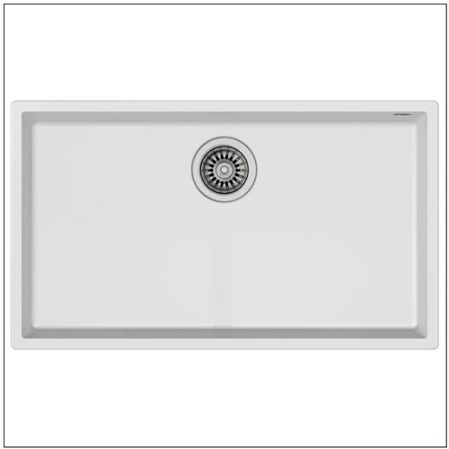 Tarja Submontar Teka SQUARE 72.40 TG W Una Tina Blanca 76 Cm
