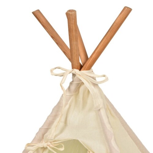 Tipi (teepee) de manta para perro pequeno y mediano marca El Rebozo de Dolce