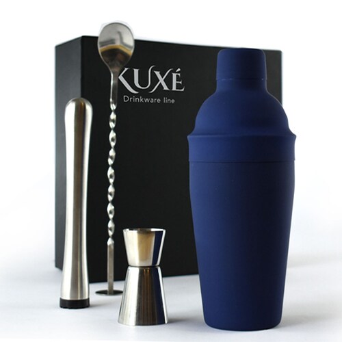 Set de Coctelería Kuxe color Azul.