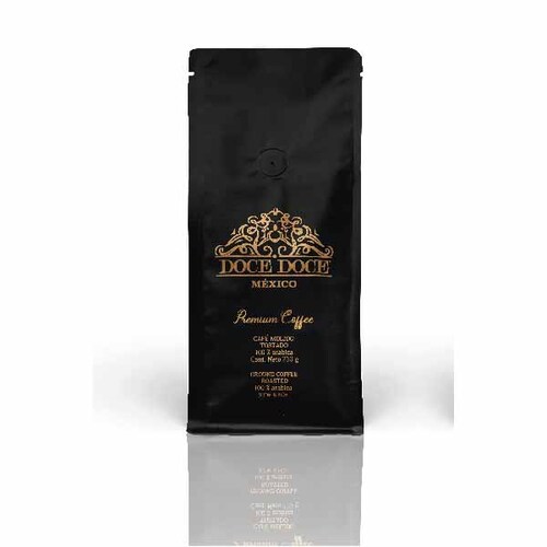 Doce Doce Café, Premium Coffee, Café Premium Molido Tostado, 100 % Arábica, incluye un paquete de café de 250 gramos (8.8 Oz).